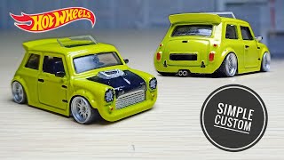 Morris mini mr bean hot wheels custom