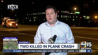 Two killed in plane crash in north Phoenix