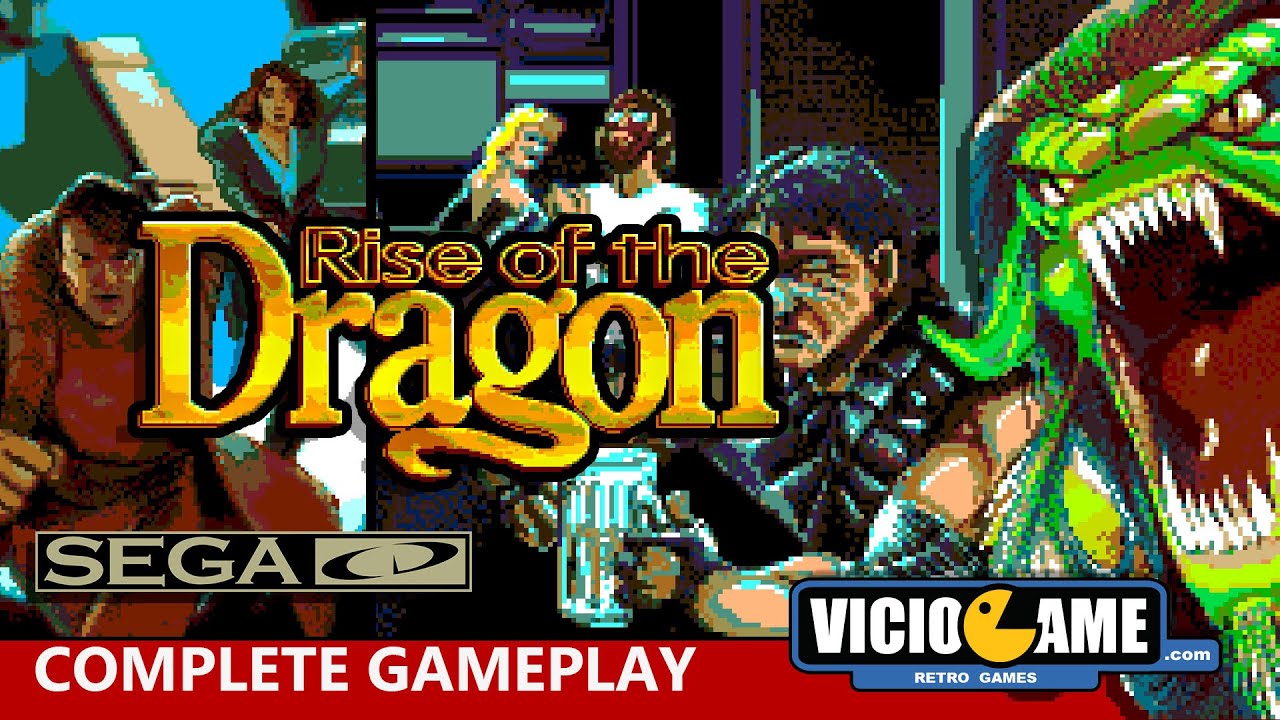 Rise Of The Dragon: A Blade Hunter Mystery Sur Mega-CD (Japon) - Complet, Bon état