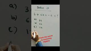 🚨 Most students make this Algebra mistake! #brainteaser #iqtest #education #maths #shorts #funny