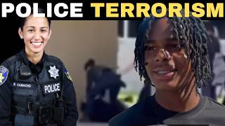 Pink Cop Beats 16-Year Old Brown Student On Camera At California High School!!