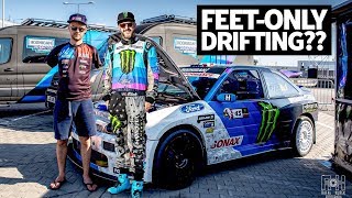 Drifting With No Arms? Ken Block Rides Along With Armless Driver Bartosz Ostałowski