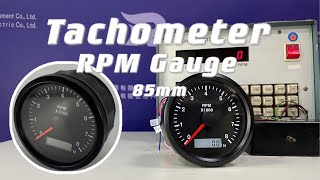 B02-85-13 85mm 3.35 inch Tachometer RPM Gauge | RICO Instrument