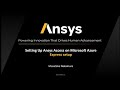 Ansys Access on Microsoft Azure : Express Setup