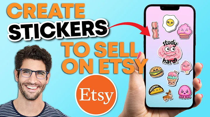 Create Free Etsy Stickers with Canva!