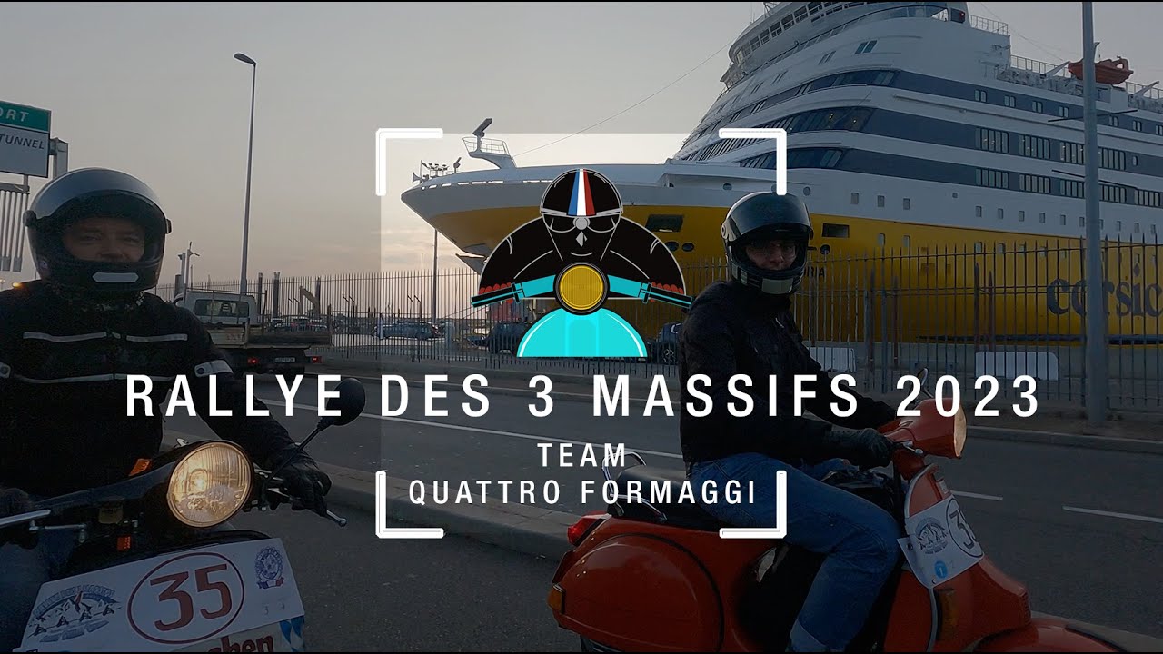 Vespa Rallye 3 Massifs 2023 | Team "35" Quattro Formaggi | Vespa Club München