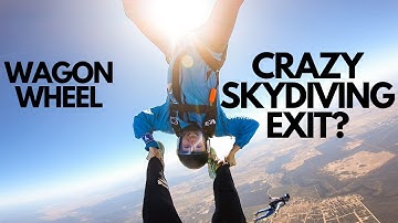 Crazy SKYDIVING exit! | What is a wagon wheel exit? | SKYDIVE JURIEN BAY