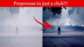 Enhancement of image quality via preprocessing for improved image classification in lowquality image