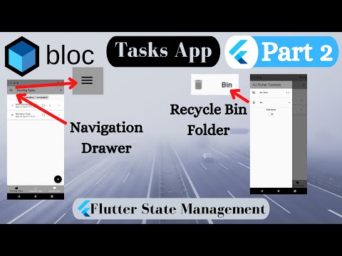 Tasks App Flutter [To Do App] Part 2 - Drawer | Recycle Bin thumbnail