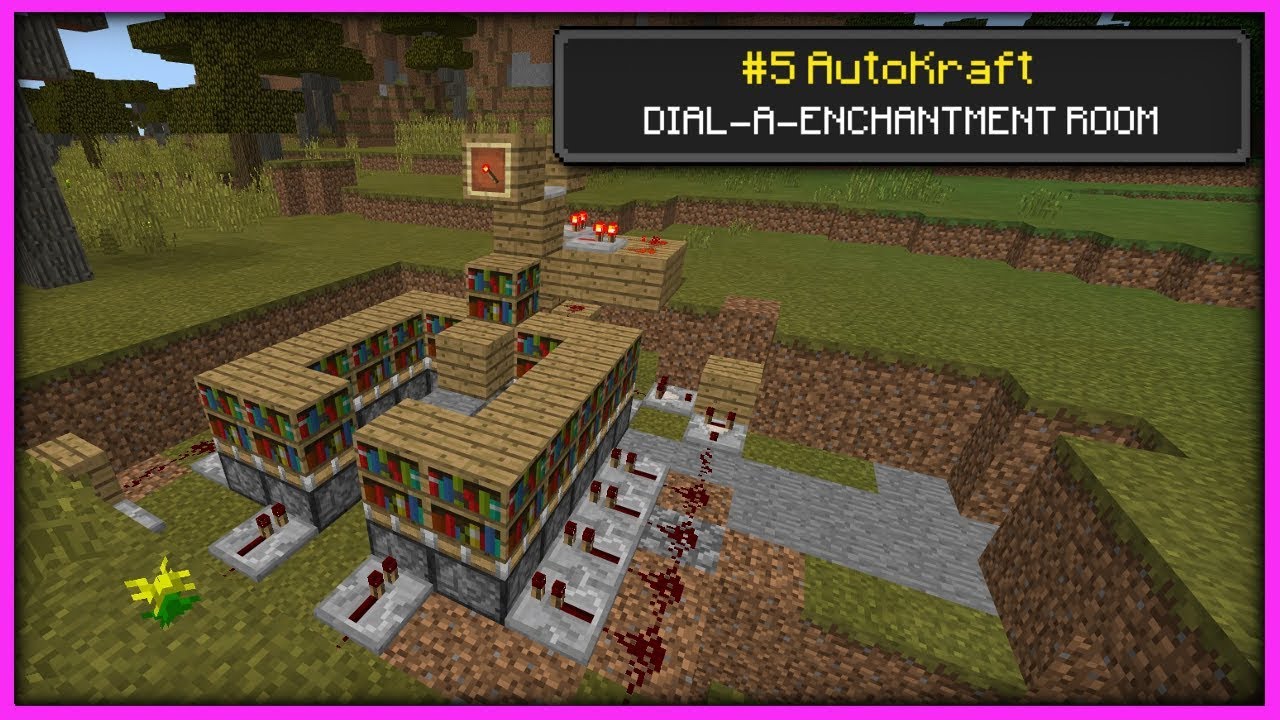 Minecraft - DIAL THAT ENCHANT [ AutoKraft Lets Play #5 ] Console / MCPE ...