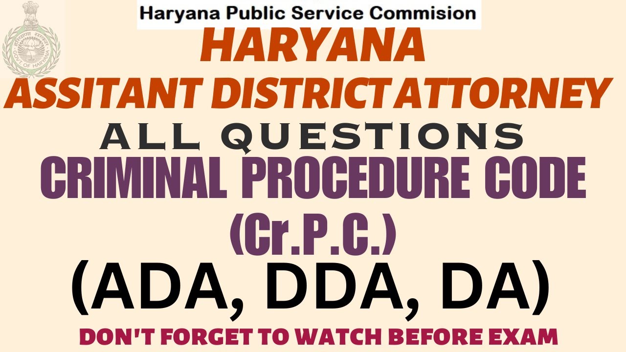 ada-haryana-cr-p-c-all-questions-assistant-district-attorney