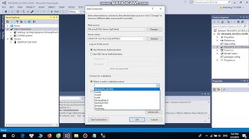 Kết nối SQL Sv với Visual