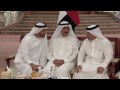 محمد بن زايد يستقبل ولي عهد البحرين في مجلس قصر البحر بحضور حاكم ام القيوين 