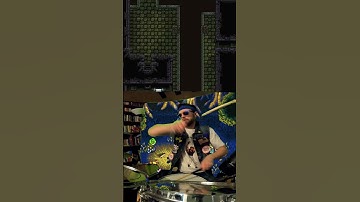 Chrono Trigger // Sewers // Drums No One Asked For  #shorts #chronotrigger