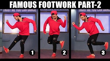 3 Famous Dance Moves Part - 2 | Footwork Tutorial in Hindi | Simple Hip Hop Steps For Beginners
