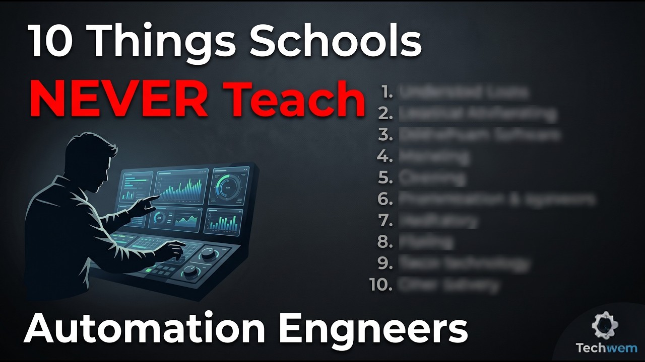 10 Skills Schools Never Teach Automation Engineers (That Actually Matter in Industry)