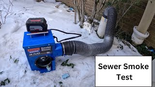 Sewer Smoke Test With The Superior 5E Flex