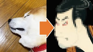 歌舞伎スイッチが入る柴犬