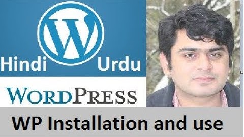 Wordpress WP installation and use in hindi urdu