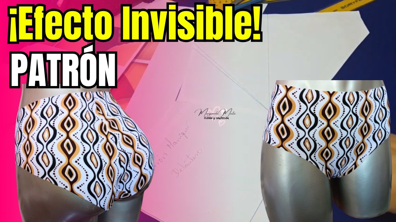 ¡ADIÓS COSTURAS! Cómo hacer un Panty Invisible (Sin Elásticos) que NO se marca