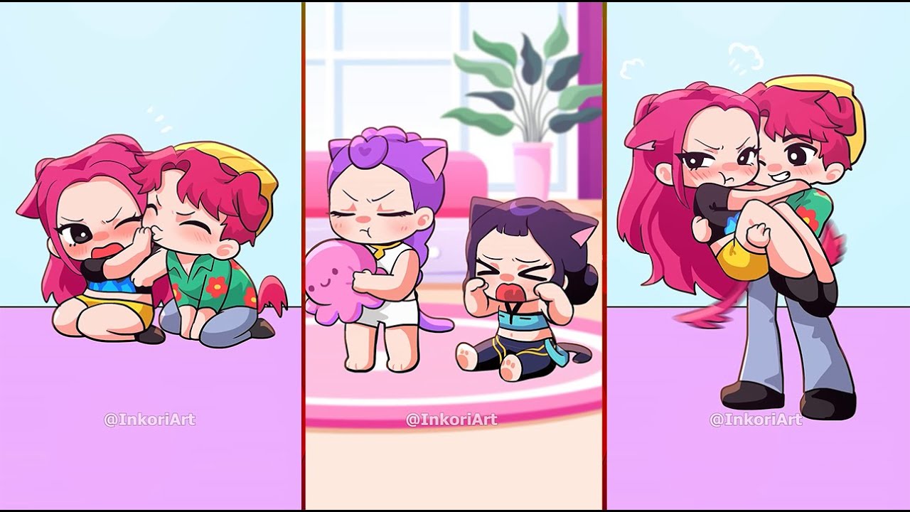 Подборка видео с Джину и Руми – Щенки SAJA BOYS дразнят кошек HUNTR/X | Истребитель демонов