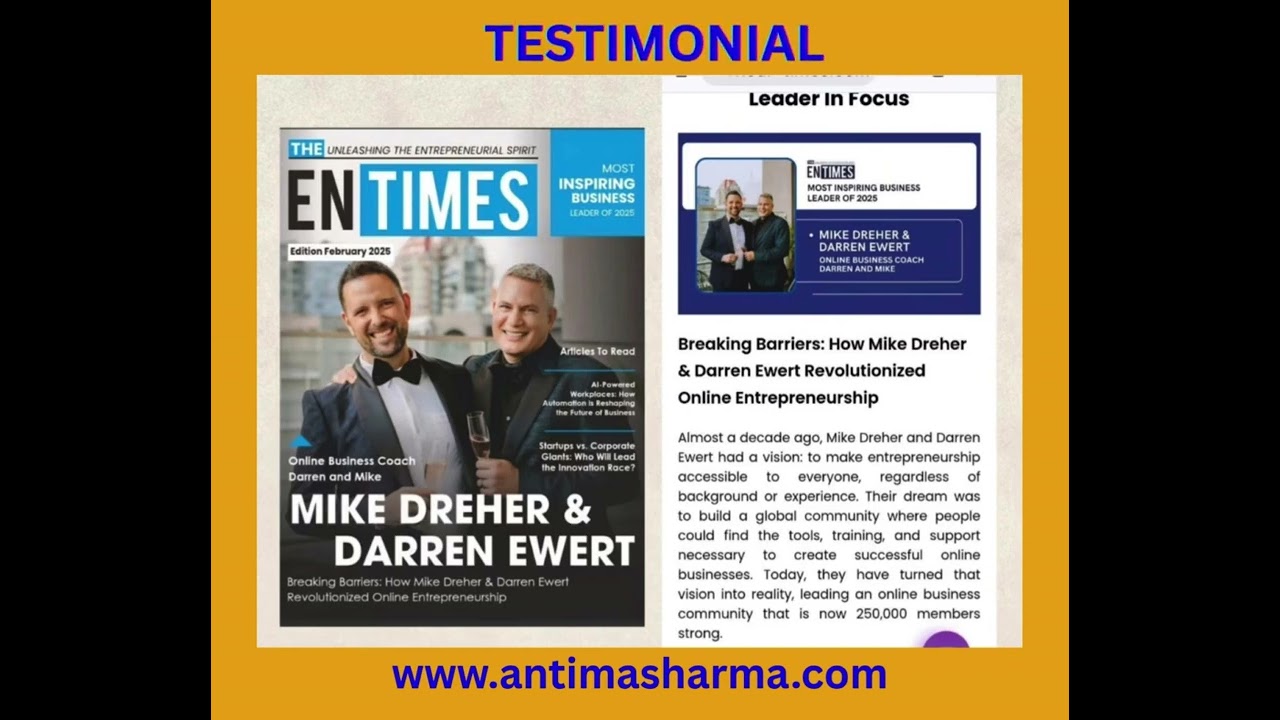 🔥 Breaking Barriers: The Story of Mike Dreher & Darren Ewert 🔥