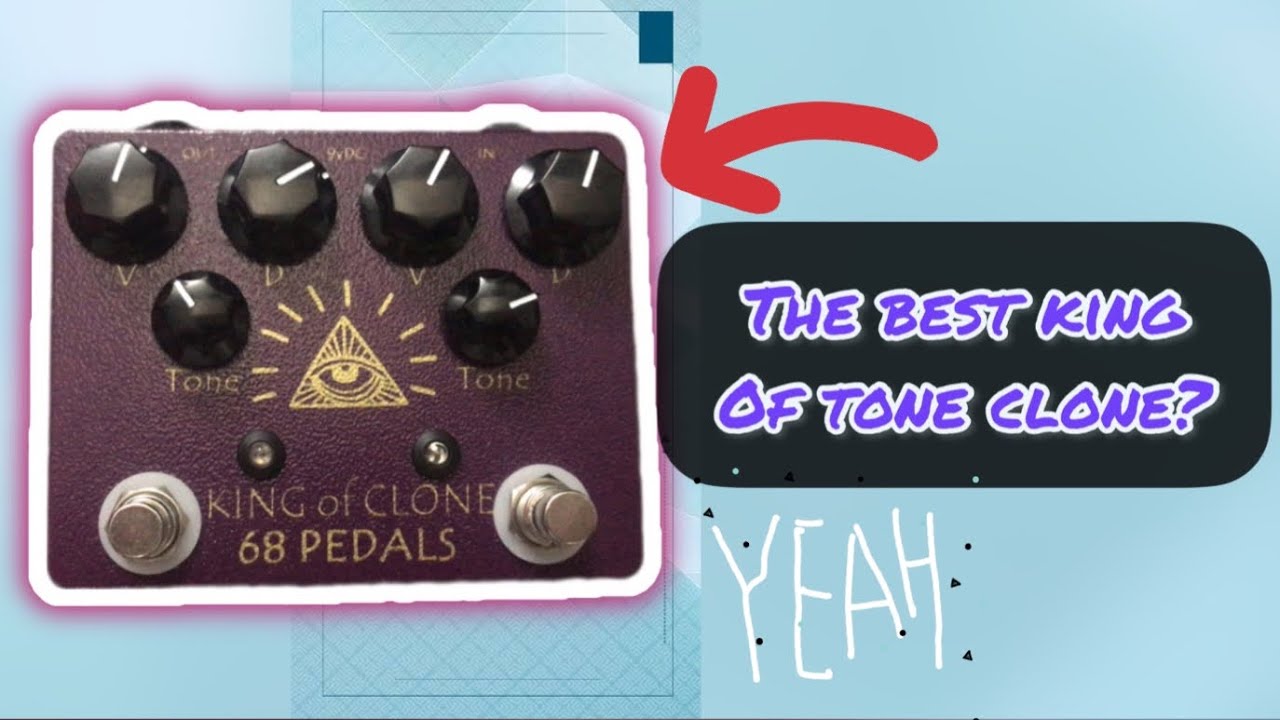 King of tone by 68 pedals (all seeing eye)