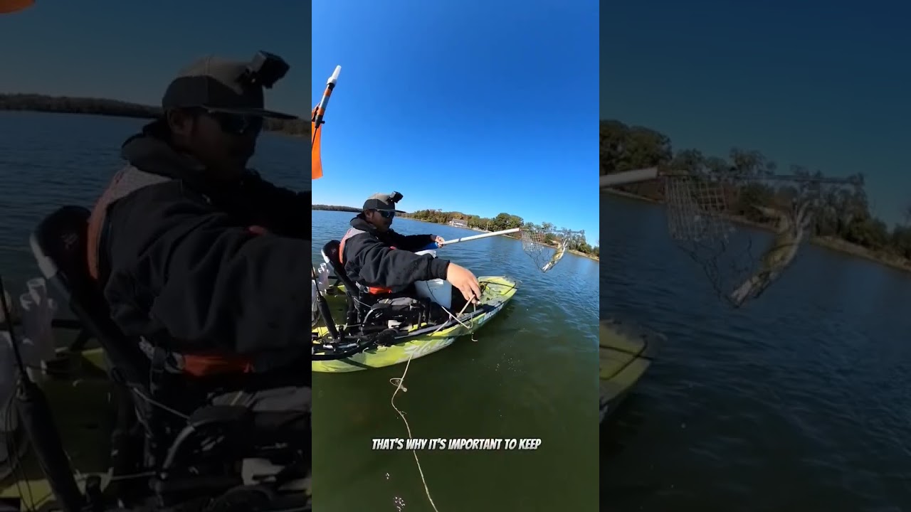 Trotline Kayak Crabbing. 
