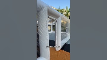 How to install inflatable pool tent：easy job！