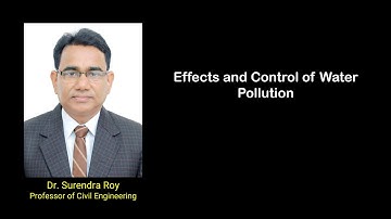 Effects and Control of Water Pollution | Environment and Ecological Sustainability