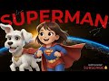 Luna Superman And Krypto | Adventure video | 3D cartoon video #trending #explore 