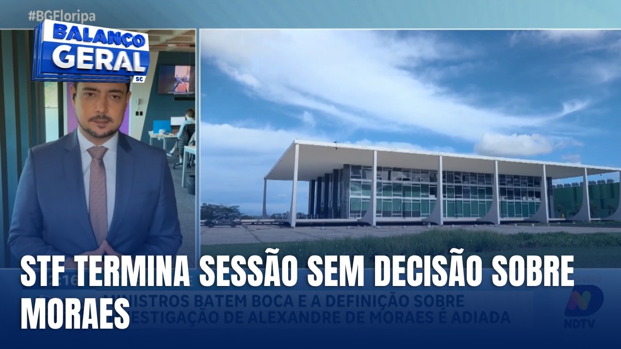Sessão do STF termina sem decisão sobre investigação de Moraes