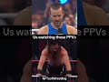 These #wrestling #ppv man !