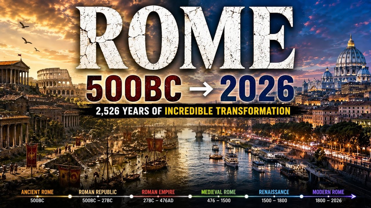 Evolution of Rome (500BC – 2026) |2,535 Years of Rome in 6 Minutes ...