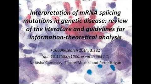 Rogan Lab - mRNA splicing in genetic disease