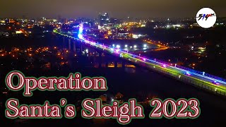 Aerial View - Operation Santa’s Sleigh 2023