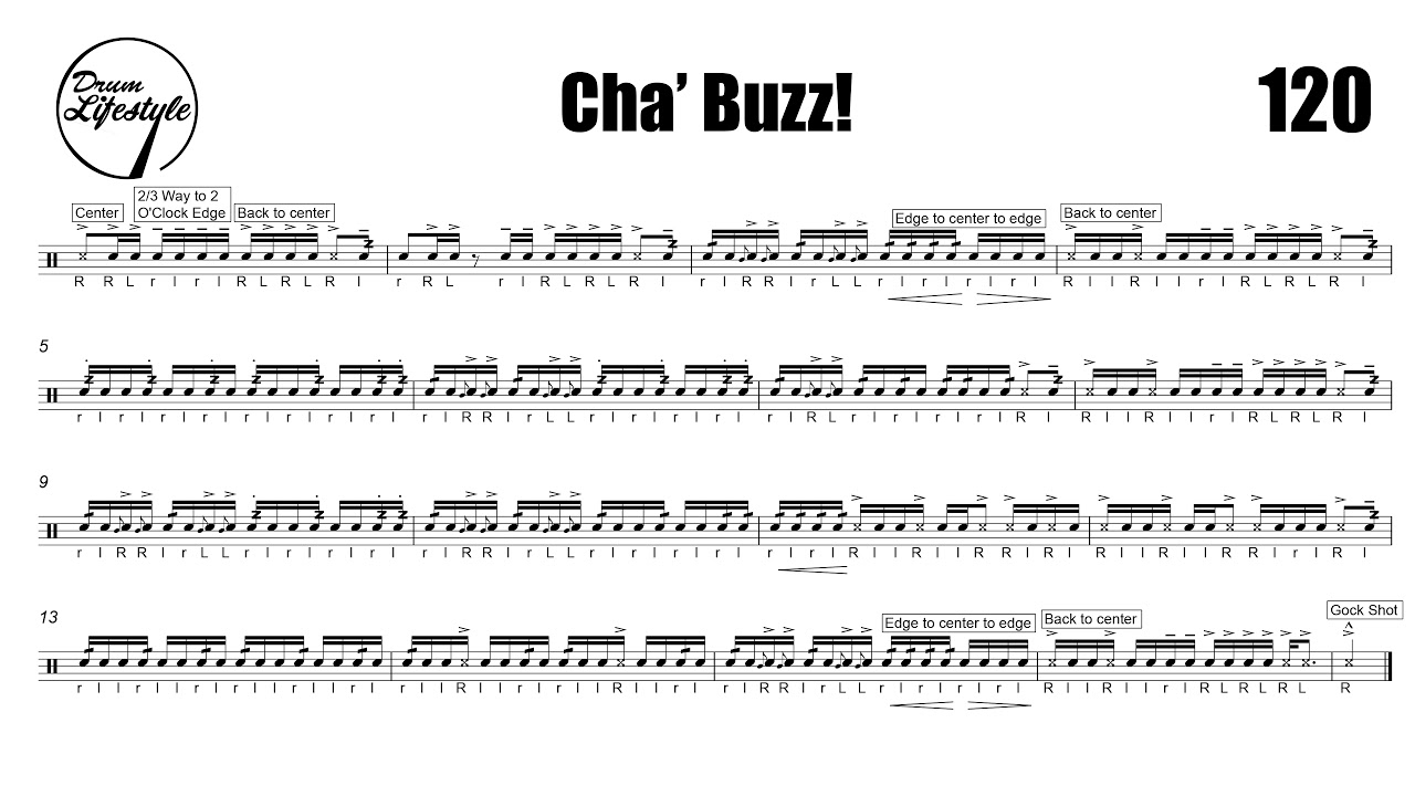 Cha' Buzz! Snare Exercise YouTube