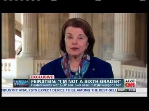 Senator Feinstein discusses gun violence and the Assault Weapons Ban of 2013