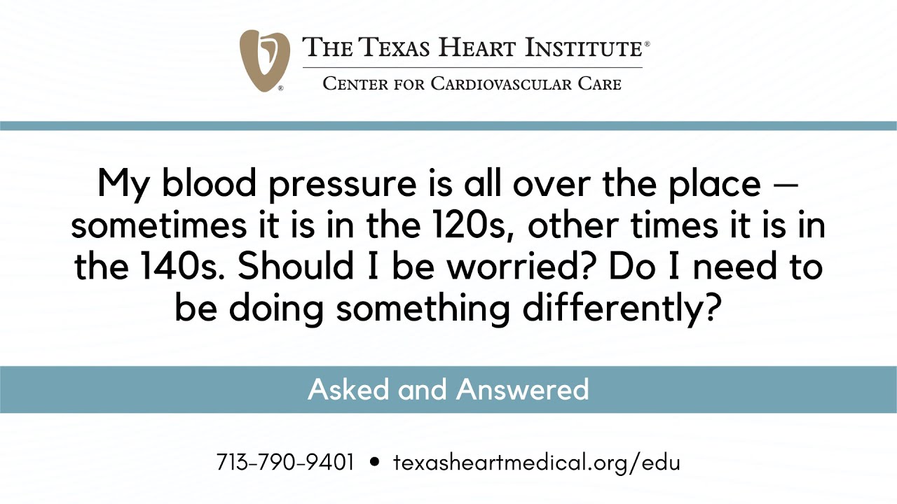 У меня нестабильное артериальное давление. Может, мне стоит что-то сделать по-другому?