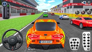 Testing New Toyota Supra on Race Track | 3d driving class new car | Car Racing Game Android 2026 screenshot 5