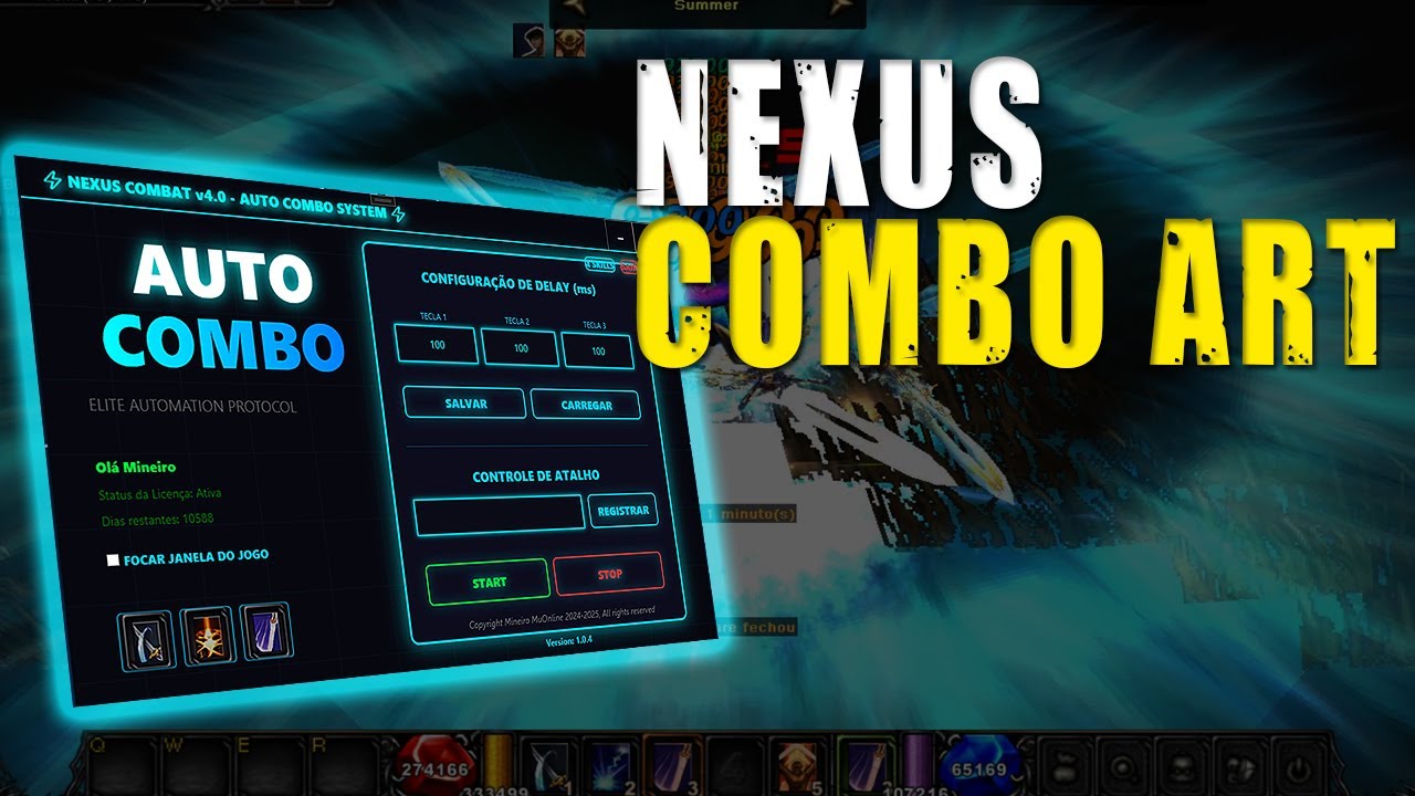 AutoCombo - Nexus Combo Art - Automação de Combo MuOnline 