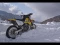 Winter Enduro in Switzerland - Suzuki DRZ400 in the snow