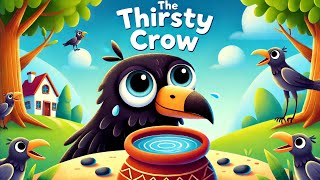 “The Thirsty Crow | A Smart Crow’s Clever Idea | Moral Story for Kids”@kriyanshhooda