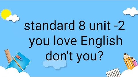 sem-2 standard 8 Unit-2 Activity-8 the babool is beautiful, isn