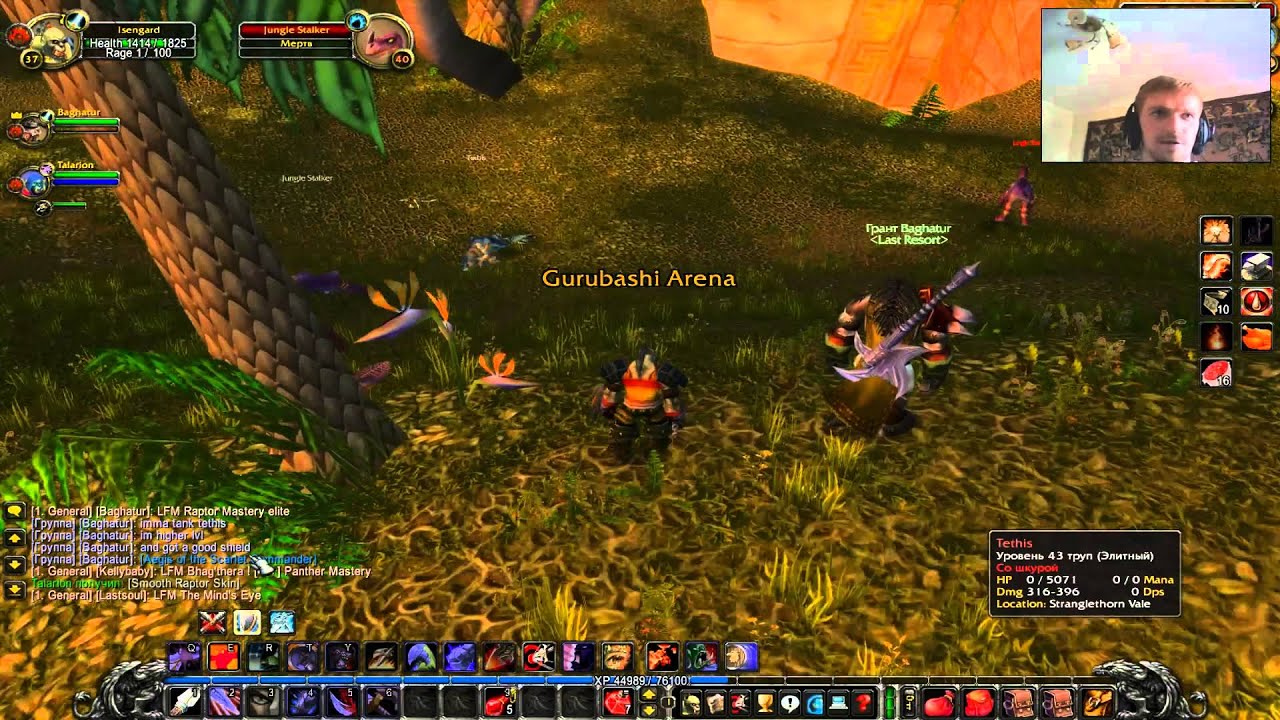 WoW vanilla Raptor Mastery Tethis - YouTube