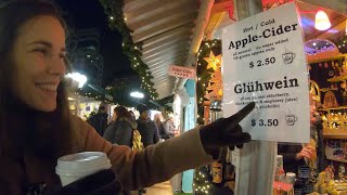 ⁴ᴷ⁶⁰ Walking NYC (Narrated) : Union Square Holiday Market 2019 with Native Italian Mary Jane