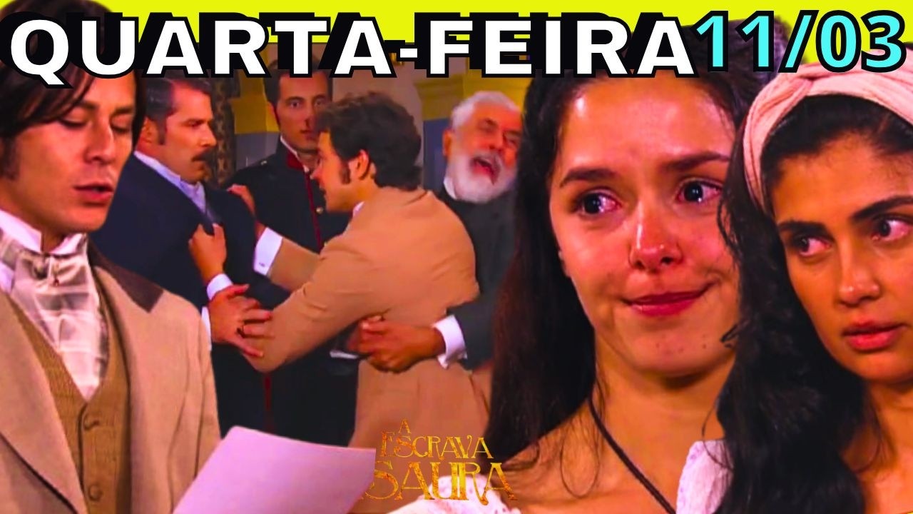 🔴 A ESCRAVA ISAURA CAPITULO DE HOJE QUARTA FEIRA 11 MARÇO