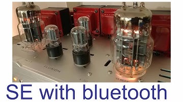Elvis Suspicious mind. Bluetooth music streamer 6C33C-B SE tube amp A-331 FLUXION built