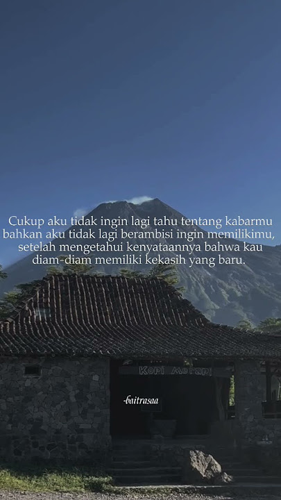 STORY WA 30 DETIK | TIDAK LAGI BERAMBISI MEMILIKIMU