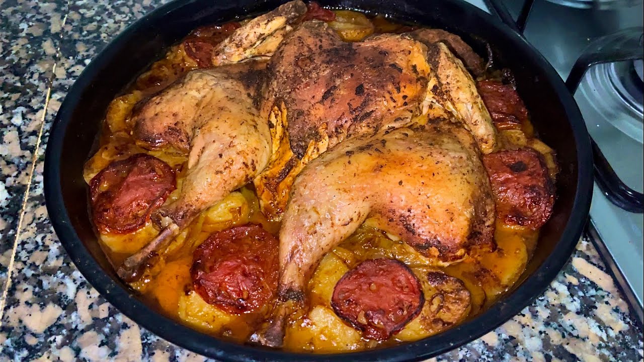 معشوقة الجماهير سلاكة الحاصلين😍دجاجة مع بطاطا فالكوشة بنينة عسل